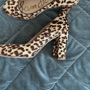 Sam Edelman Leopard Print Heels